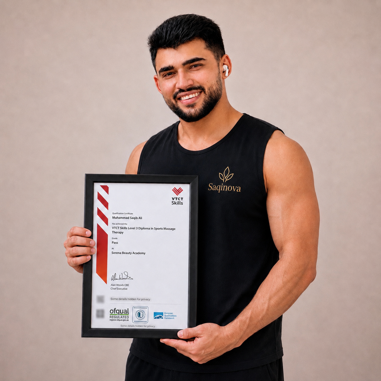 Saqib professional massage therapist in Southall